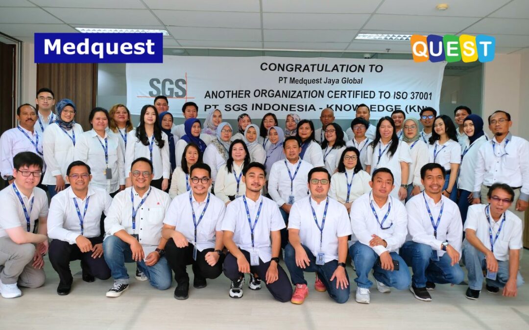 Terapkan Integritas dan Transparansi, PT Medquest Jaya Global Raih Sertifikasi ISO 37001:2016