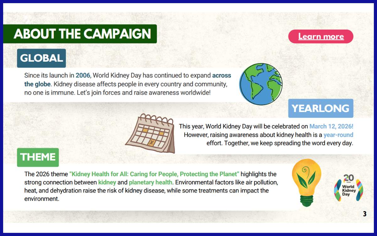 Mengenai World Kidney Day 2026